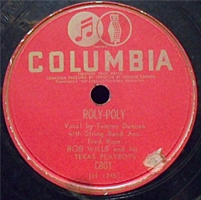 Bob Wills And His Texas Playboys - Roly Poly / New Spanish Two Step download mp3 flac
