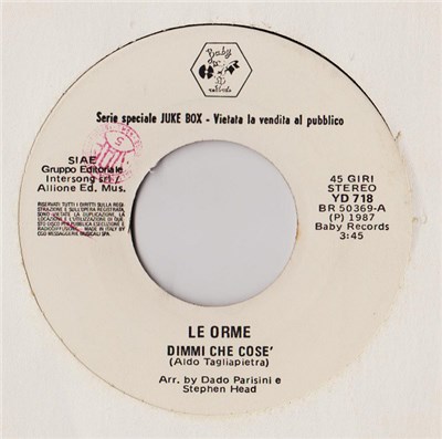 Le Orme / M.C. Miker "G" & Deejay Sven - Dimmi Che Cos'È / Celebration Rap download mp3 flac