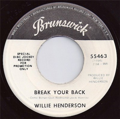 Willie Henderson - Break Your Back download mp3 flac