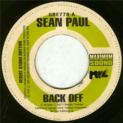 Sean Paul / Future Troubles - Back Off / Knocking At Your Door download mp3 flac