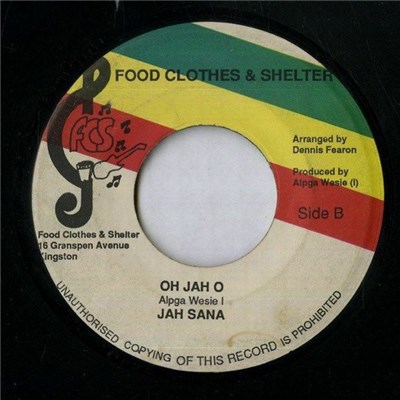 Jah Sana - A Shoulder To Cry On / Oh Jah O download mp3 flac