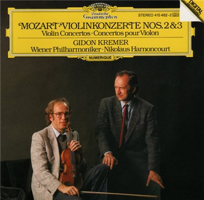 Mozart • Gidon Kremer • Wiener Philharmoniker • Nikolaus Harnoncourt - Violinkonzerte Nos. 2 & 3 download mp3 flac