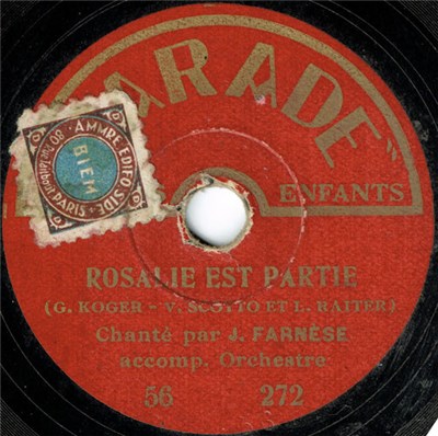 J. Farnèse - Rosalie Est Partie / C'est La Biguine download mp3 flac