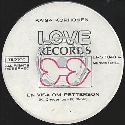 Kaisa Korhonen - En Visa Om Petterson download mp3 flac