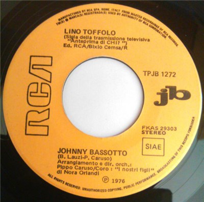 Lino Toffolo / Jimmy "Bo" Horne - Johnny Bassotto / It's Your Sweet Love download mp3 flac