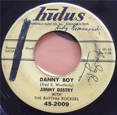 Jimmy Sweeney, Jimmy Destry With The Rhythm Rockers - Danny Boy / You're Gonna Be Sorry download mp3 flac