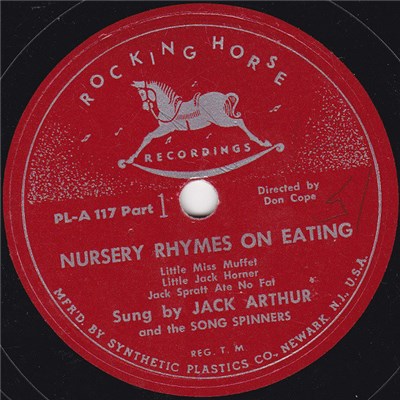 Jack Arthur And The Song Spinners - Nursery Rhymes On Eating download mp3 flac