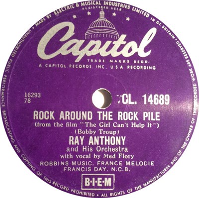 Ray Anthony And His Orchestra - Rock Around The Rock Pile / The Girl Can't Help It download mp3 flac