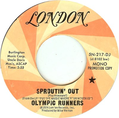 Olympic Runners - Sproutin' Out download mp3 flac
