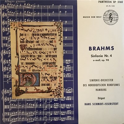 Brahms - Sinfonie-Orchester Des Norddeutschen Rundfunks Hamburg, Hans Schmidt-Isserstedt - Sinfonie Nr. 4 E-Moll, Op. 98 download mp3 flac