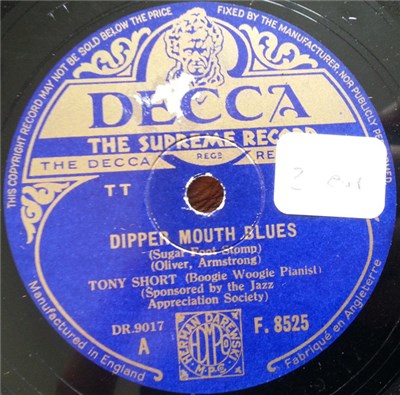 Tony Short - Dipper Mouth Blues / Milton Street Moan download mp3 flac