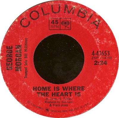 George Morgan - Home Is Where The Heart Is / No Man Should Hurt As Bad As I Do download mp3 flac