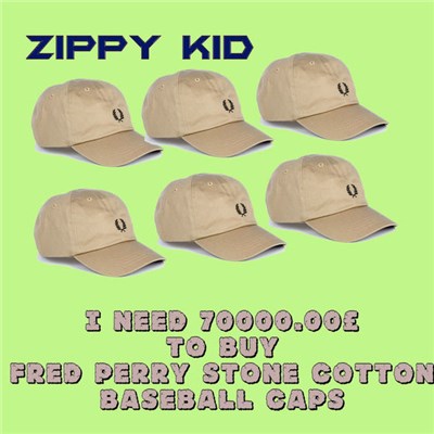 Zippy Kid - I Need 70000.00£ To Buy Fred Perry Stone Cotton Baseball Caps download mp3 flac