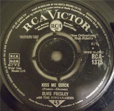 Elvis Presley With The Jordanaires - Kiss Me Quick download mp3 flac