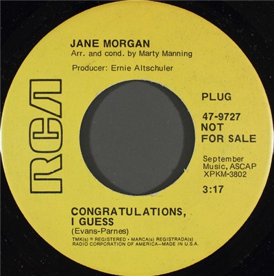 Jane Morgan - Congratulations, I Guess download mp3 flac