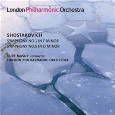London Philharmonic Orchestra, Shostakovich, Kurt Masur - Symphony No.1 in F Minor - Symphony No.5 in D Minor download mp3 flac