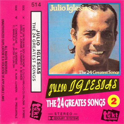 Julio Iglesias - The 24 Greatest Songs 2 download mp3 flac