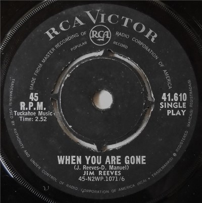 Jim Reeves - When You Are Gone download mp3 flac