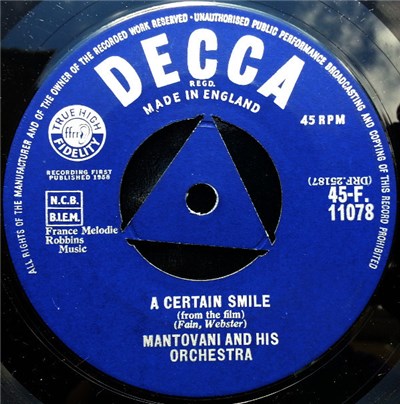 Mantovani And His Orchestra - A Certain Smile download mp3 flac