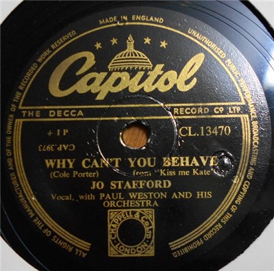 Jo Stafford - Why Can't You Behave / When You Got A Man On Your Mind download mp3 flac