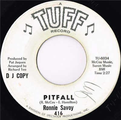 Ronnie Savoy - Pitfall / On The Spanish Side download mp3 flac
