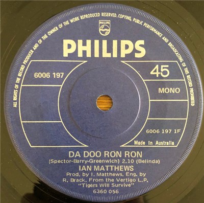 Ian Matthews - Da Doo Ron Ron download mp3 flac