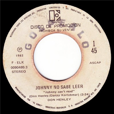 Don Henley - Johnny No Sabe Leer = Johnny Can't Read download mp3 flac