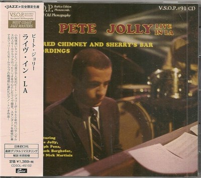 Pete Jolly - Live In LA: The Red Chimney And Sherry's Bar Recordings download mp3 flac