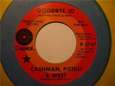 Cashman, Pistilli & West - Goodbye Jo / She Never Looked Better download mp3 flac