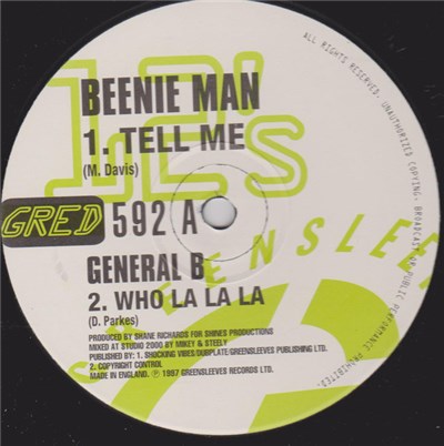 Beenie Man / General B - Tell Me / Who La La La download mp3 flac