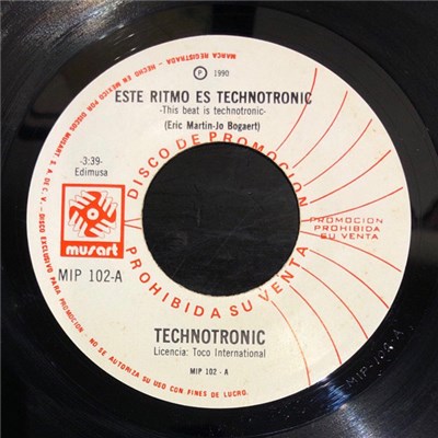 Technotronic - Este Ritmo Es Technotronic = This Beat Is Technotronic download mp3 flac