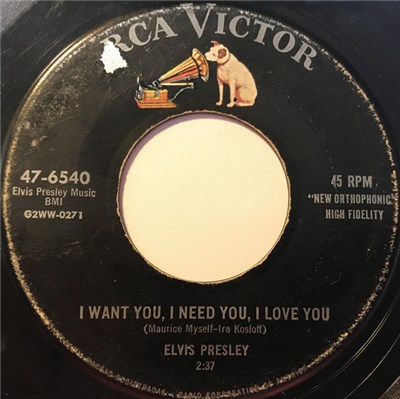 Elvis Presley - I Want You, I Need You, I Love You / My Baby Left Me download mp3 flac
