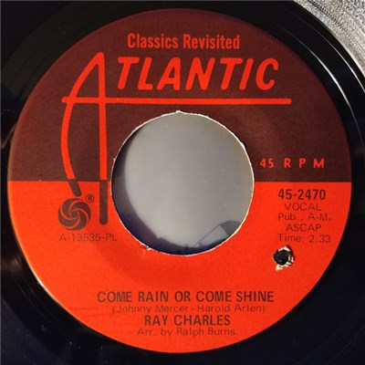 Ray Charles - Come Rain Or Come Shine / Tell Me You'll Wait For Me download mp3 flac