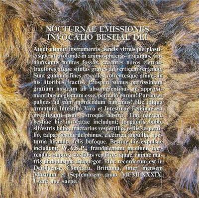 Nocturnal Emissions - Invocation Of The Beast Gods download mp3 flac