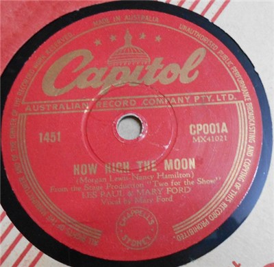 Les Paul And Mary Ford / Les Paul - How High The Moon / Walkin' And Whistlin' Blues download mp3 flac