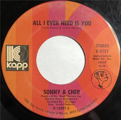 Sonny & Cher - All I Ever Need Is You download mp3 flac