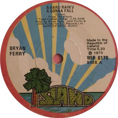 Bryan Ferry - A Hard Rain's A Gonna Fall download mp3 flac