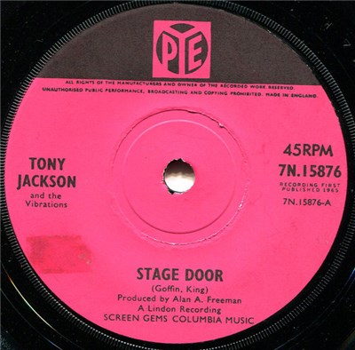 Tony Jackson & The Vibrations - Stage Door download mp3 flac