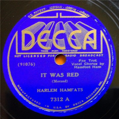 Harlem Hamfats - It Was Red / Jam Jamboree download mp3 flac