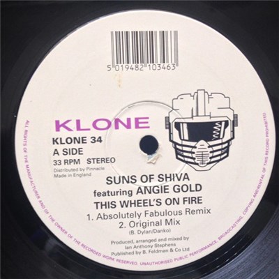 Suns Of Shiva / Angie Gold - This Wheel's On Fire / Eat You Up / Fantasia II download mp3 flac
