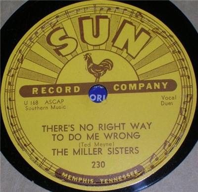 The Miller Sisters - There's No Right Way To Do Me Wrong / You Can Tell Me download mp3 flac