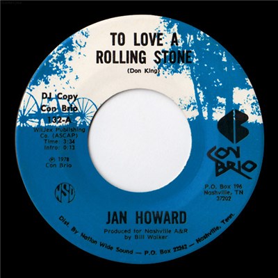 Jan Howard - To Love A Rolling Stone download mp3 flac