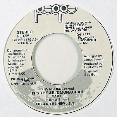 Fred & The New J.B.'s - (It's Not The Express) It's The J.B's Monaurail download mp3 flac