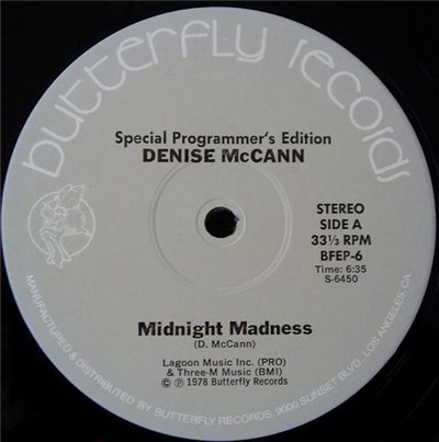 Denise McCann - Midnight Madness / The Singer download mp3 flac