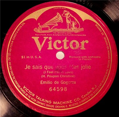Emilio De Gogorza - Je Sais Que Vous Êtes Jolie download mp3 flac