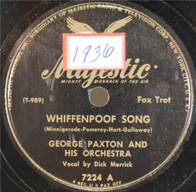 George Paxton And His Orchestra - Whiffenpoof Song / Streamliner download mp3 flac