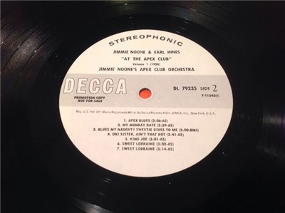 Jimmie Noone & Earl Hines - At The Apex Club Volume 1 (1928) download mp3 flac