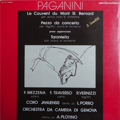 Paganini - Orchestra Da Camera Di Genova Directed By Antonio Plotino - Niccolò Paganini (1782-1840) download mp3 flac