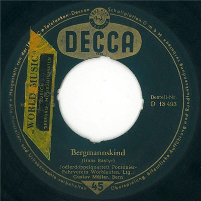 Jodlerdoppelquartett Pontonier-Fahrverein, Worblaufen, Gustav Müller - Bergmannskind / Das Elternhaus download mp3 flac