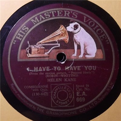 Helen Kane - Ain'tcha? / I Have To Have You download mp3 flac